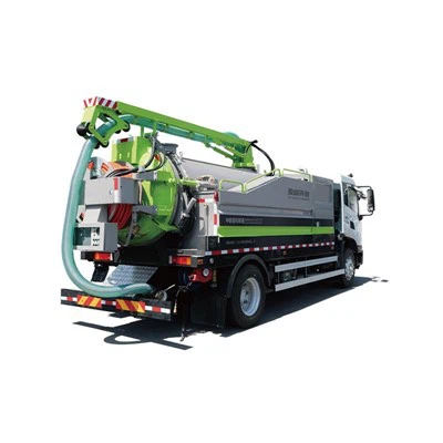 Dragaggio delle fogne e camion di aspirazione